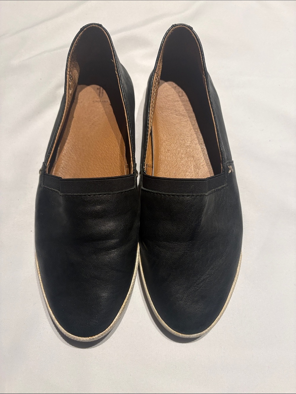 EUC - Frye Melanie Slip Ons, Black, Sz.8